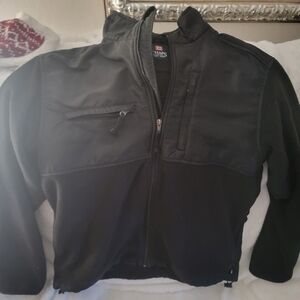 Chaps Men's Black Windbreaker Jacket